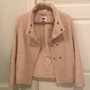 BABY PINK OLD NAVY PEA COAT